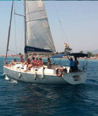 despedida en barco