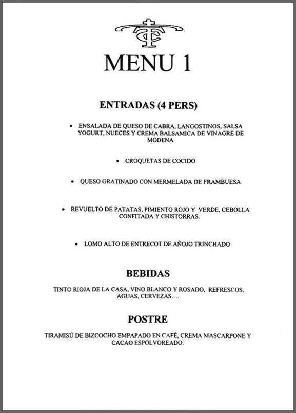 menu 25